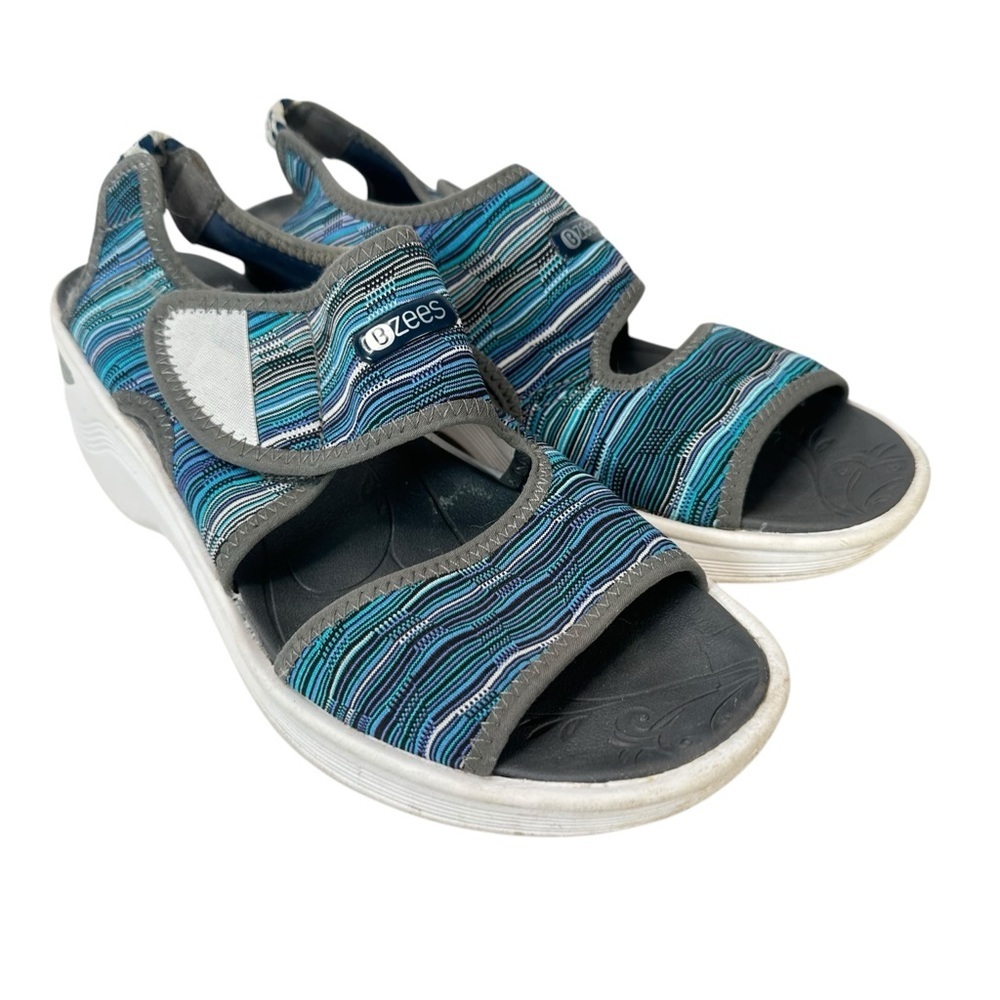 BZEES Aloha Sandals Women’s Size 9 Slip-On Casual Comfort Shoes Casualcore Beach